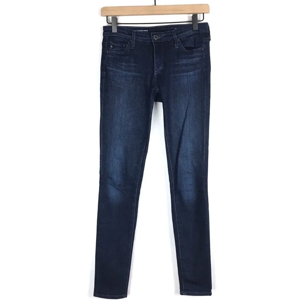 AG Adriano Goldschmied Jeans Legging Ankle Super Skinny Dark Stretch Denim 25R - Picture 11 of 11